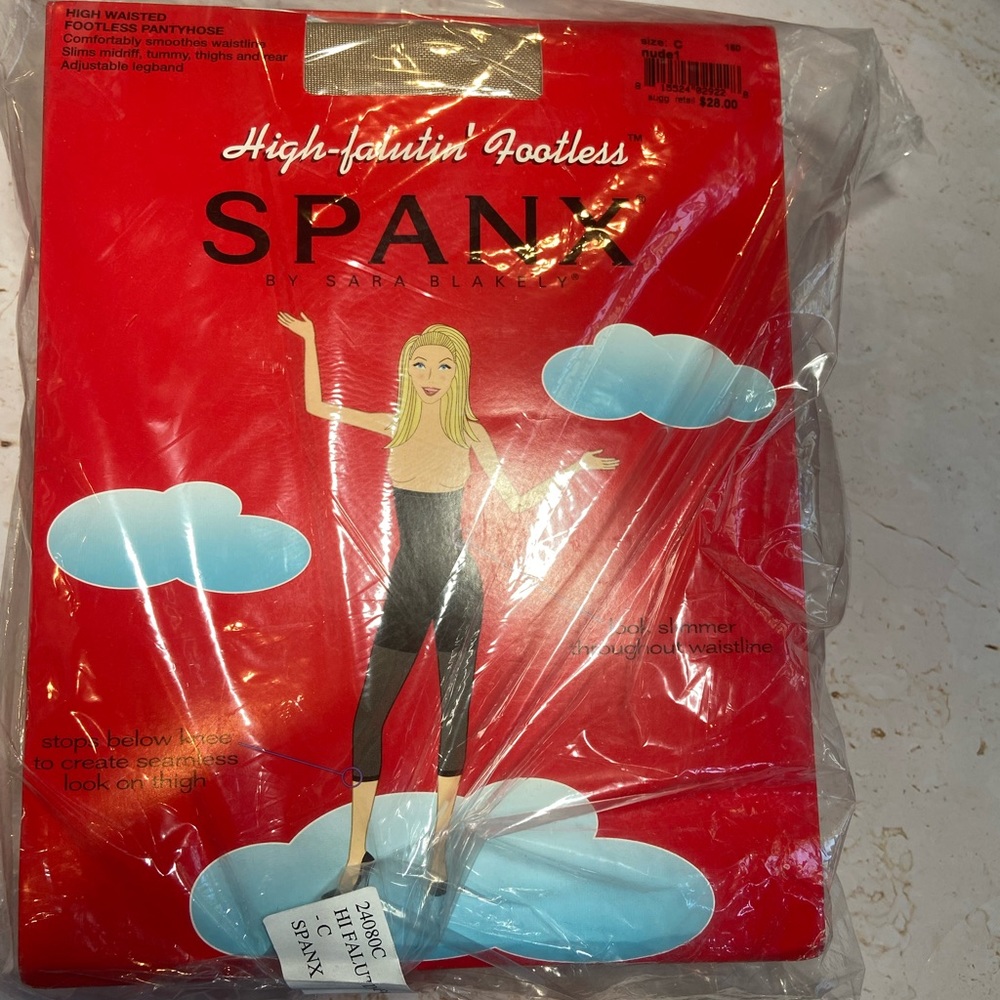 SPANX - Hi Falutin Footless - Nude - Size C (Pack of 4)